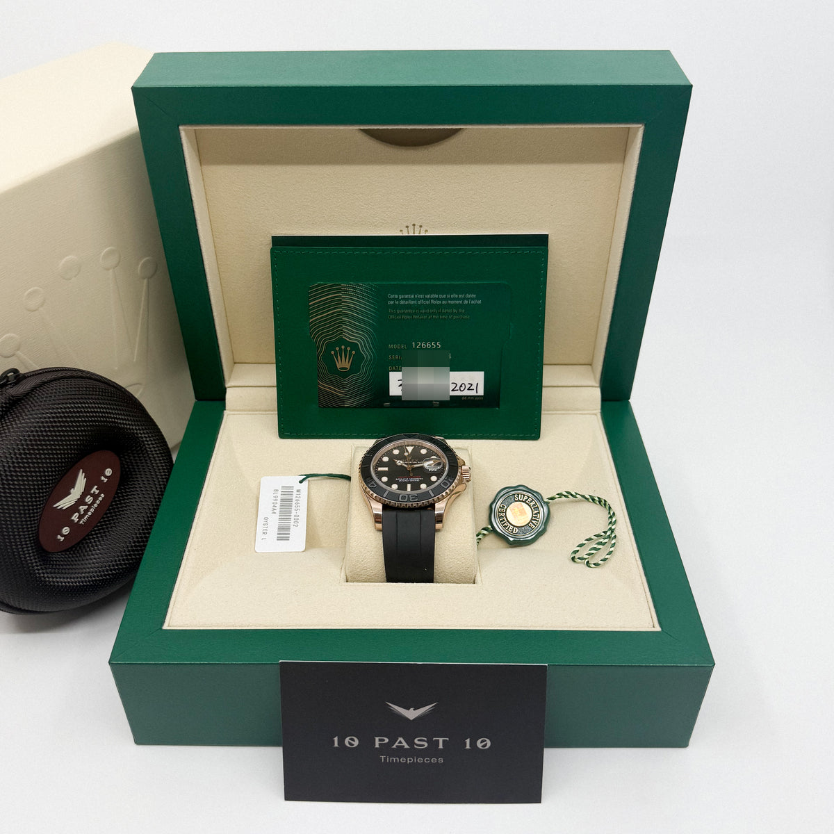 Rolex Yacht-Master 40 Everose Oysterflex (2021)