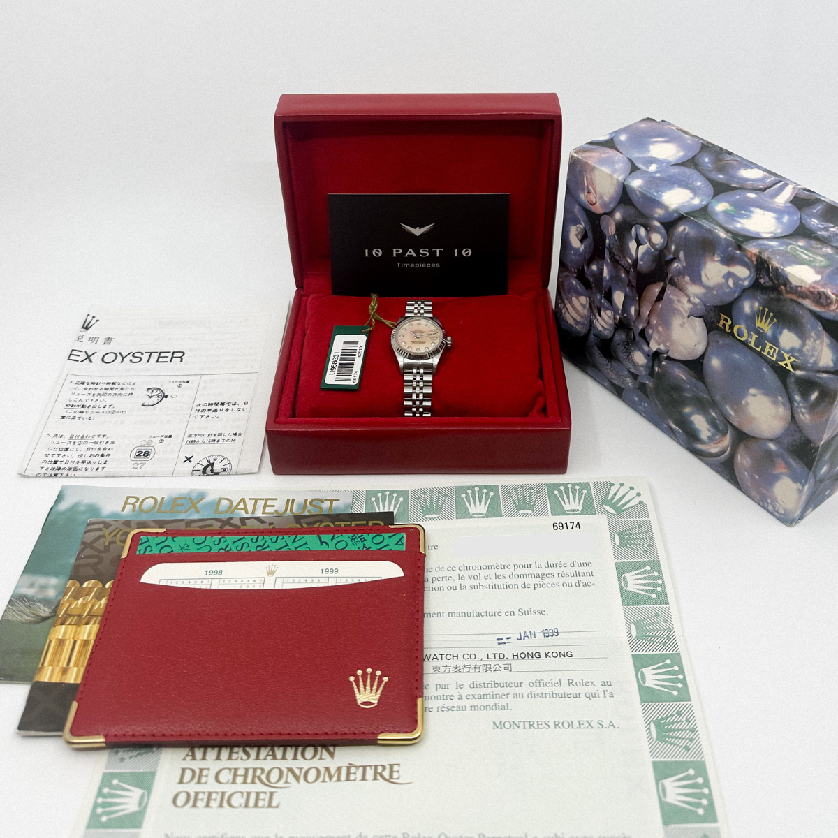 Rolex Lady-Datejust 26 Mother of Pearl Diamond Dial (1999)