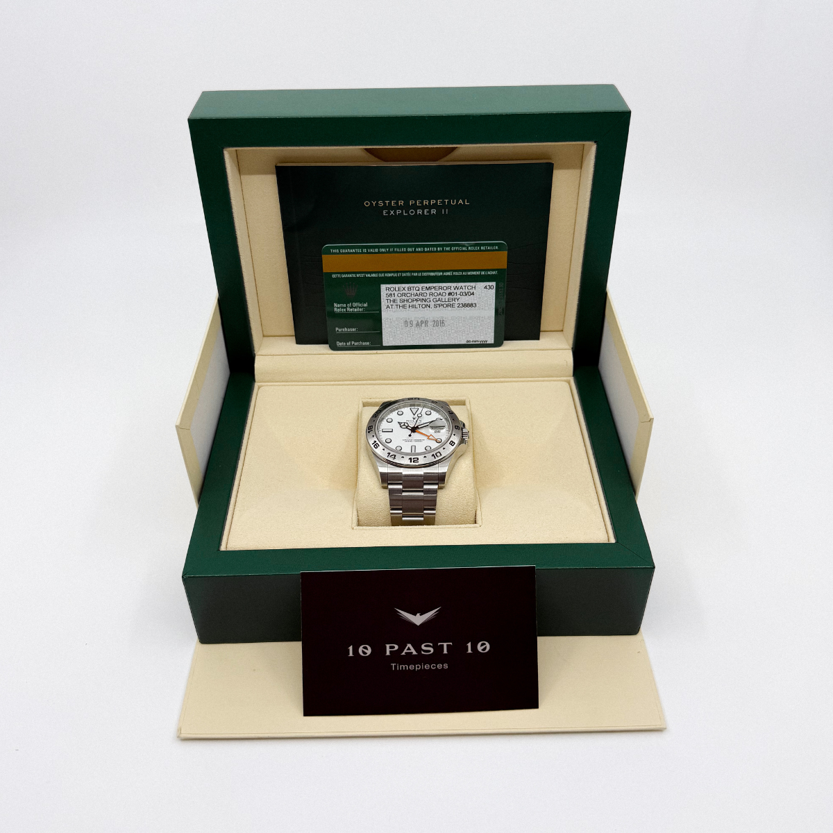 Rolex Explorer II Polar White Dial (2016)