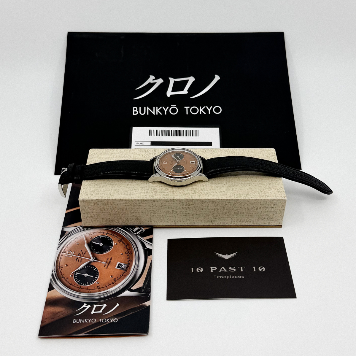 Kurono Tokyo Chronograph 1 Mk.2 Salmon (2023)