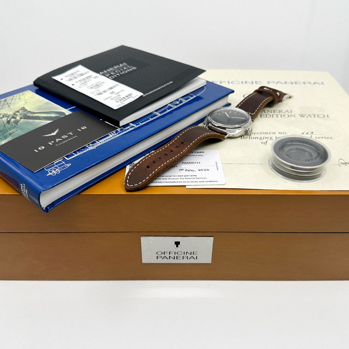 Panerai Radiomir PAM 721 "Anonymous Dial" (2020)
