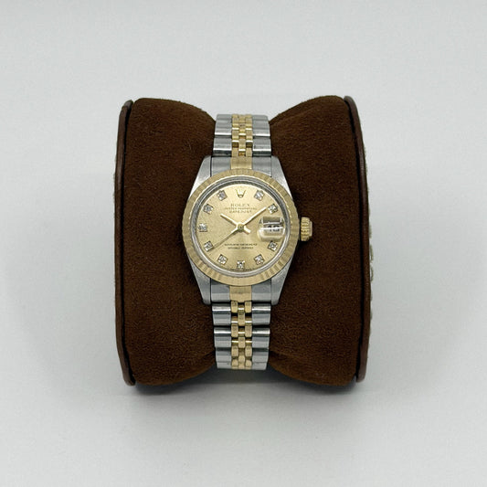 Rolex Lady-Datejust 26 Champagne Diamond Dial (1995)