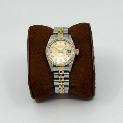 Rolex Lady-Datejust 26 Champagne Diamond Dial (1995)