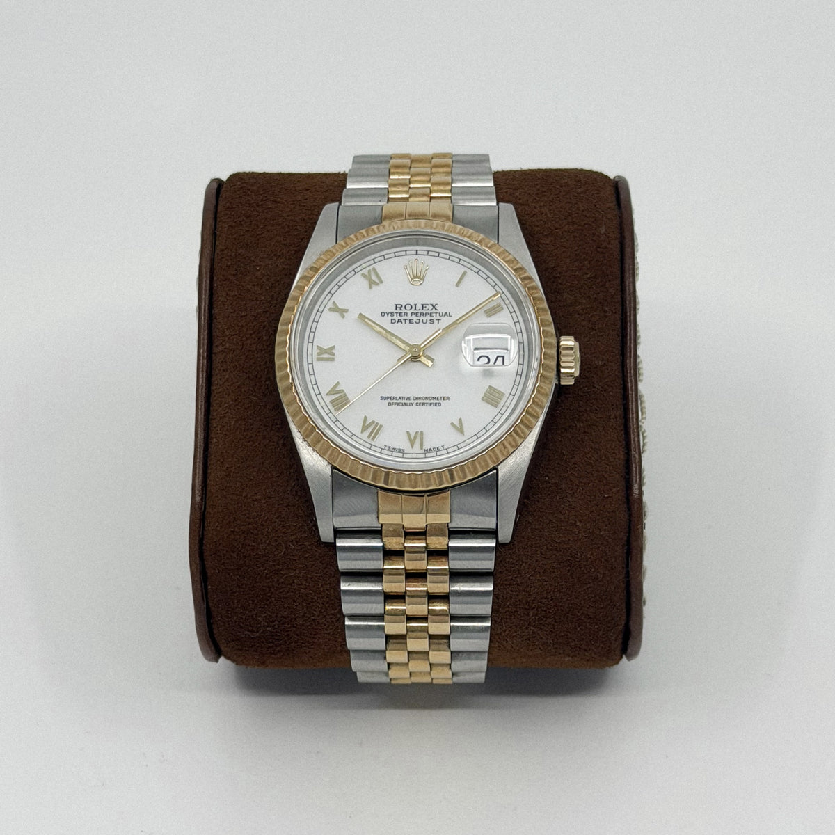 Rolex Datejust 36 White Roman Dial (1991)