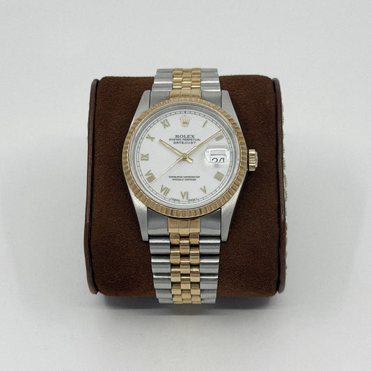 Rolex Datejust 36 White Roman Dial (1991)