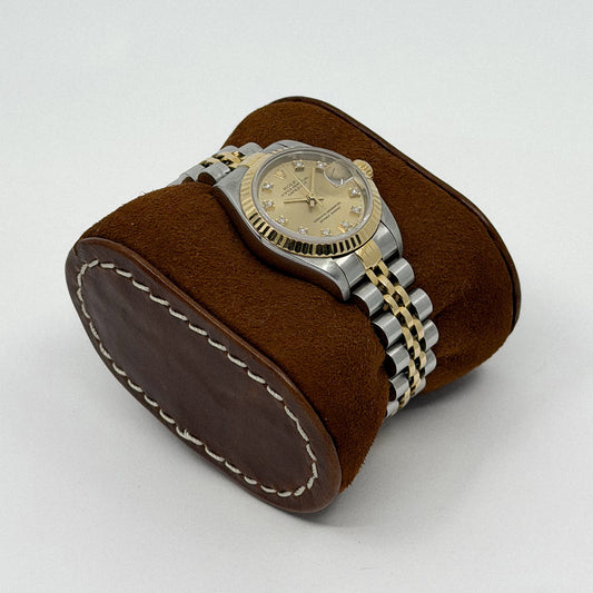 Rolex Lady-Datejust 26 Champagne Diamond Dial (1995)
