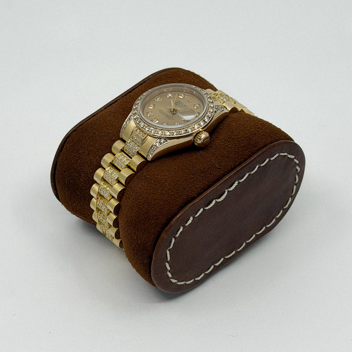 Rolex Lady-Datejust 26 Yellow Gold Diamond Set (1987)