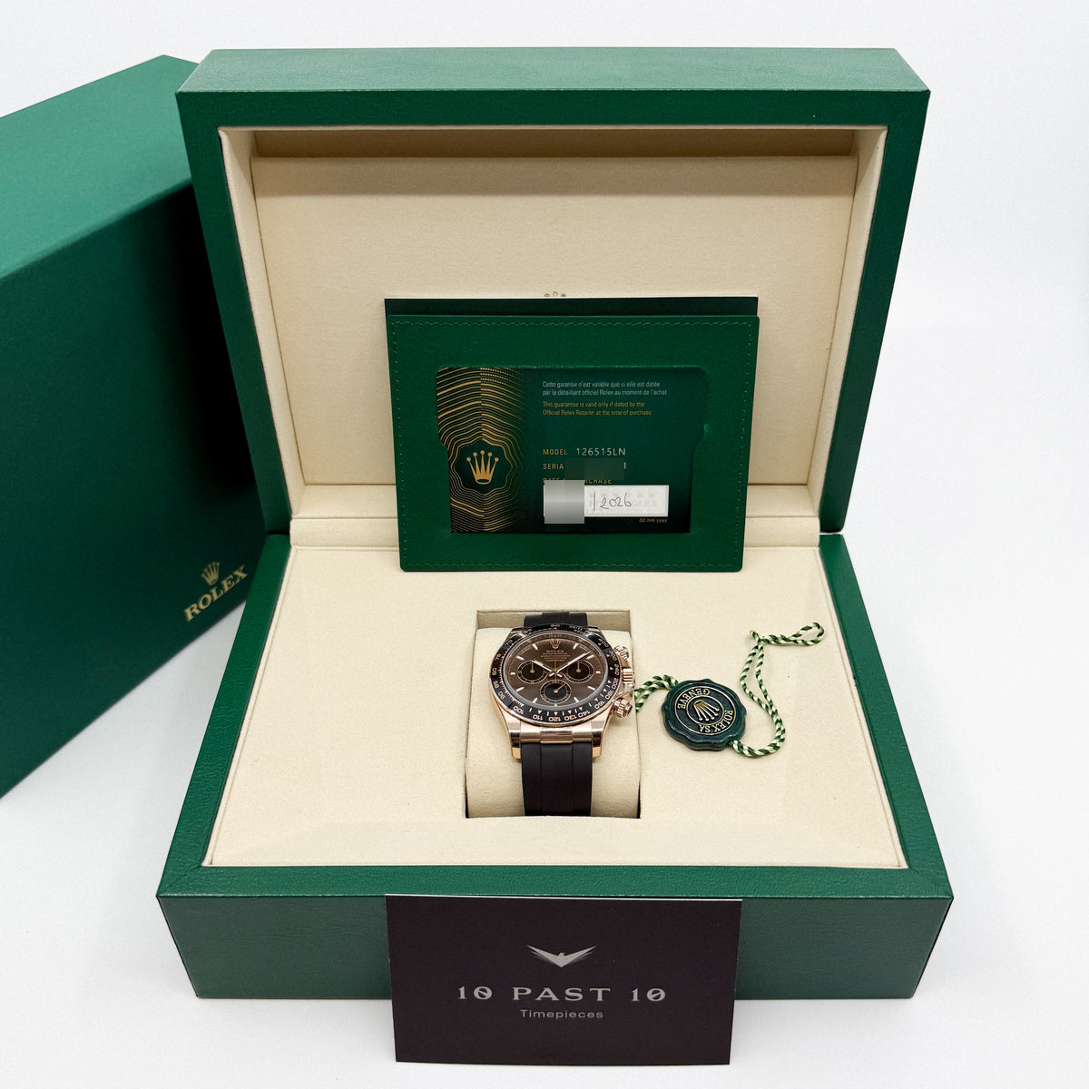 Rolex Cosmograph Daytona Everose Gold Chocolate Dial (2026)