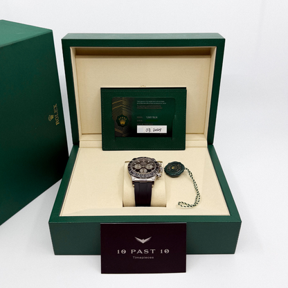 Rolex Cosmograph Daytona "Baby Le Mans" White Gold Oysterflex (2025)
