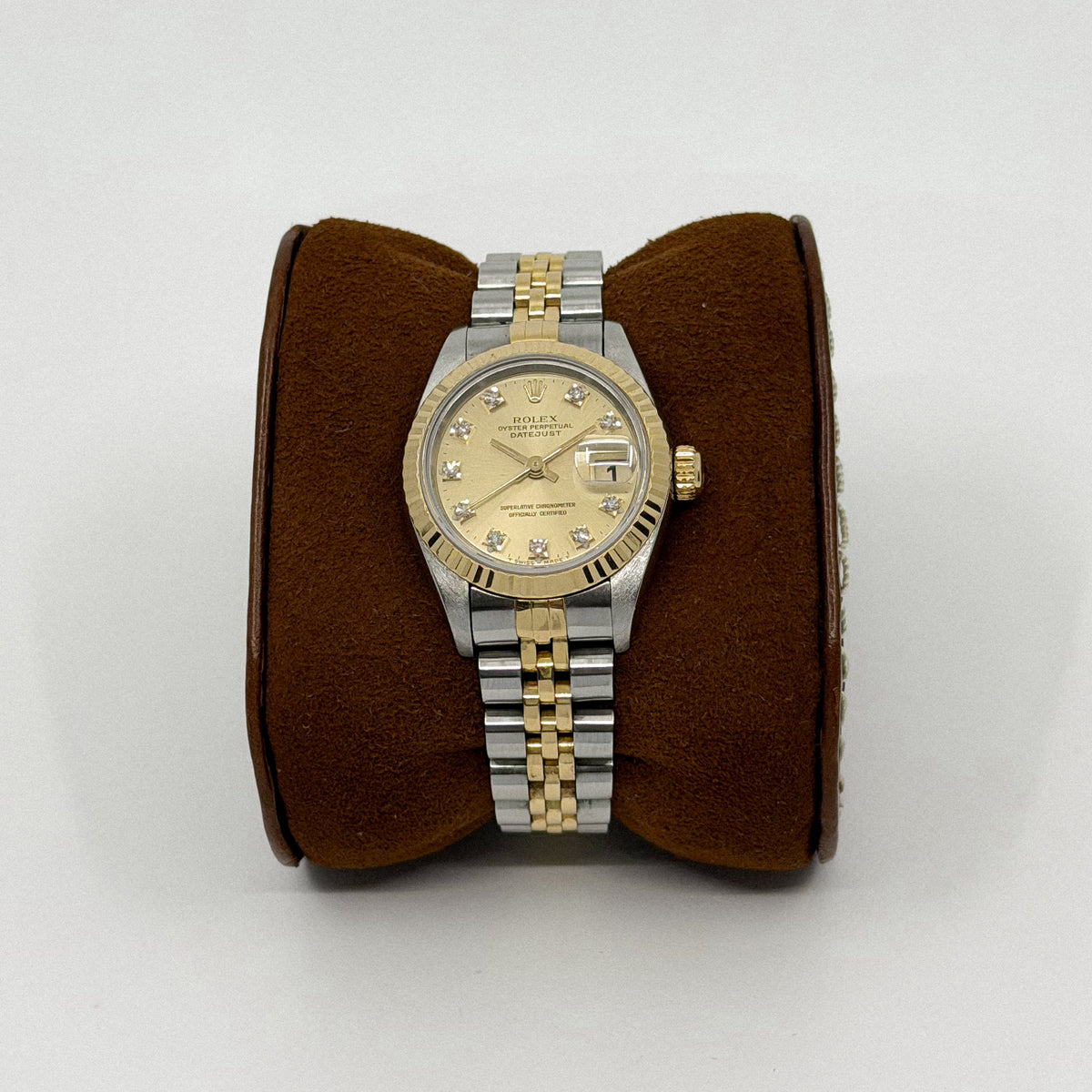 Rolex Lady-Datejust 26 Champagne Diamond Dial (1995)