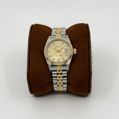Rolex Lady-Datejust 26 Champagne Diamond Dial (1995)