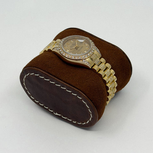 Rolex Lady-Datejust 26 Yellow Gold Diamond Set (1987)