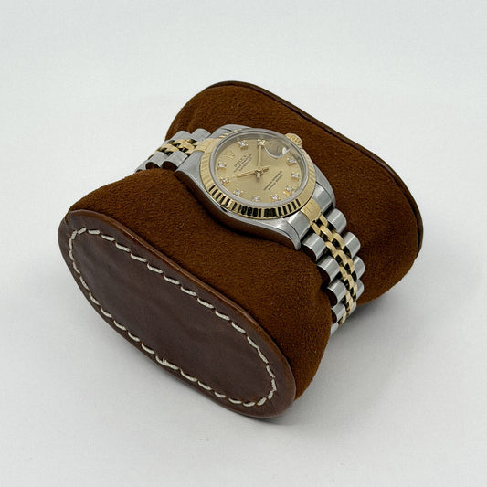 Rolex Lady-Datejust 26 Champagne Diamond Dial (1995)