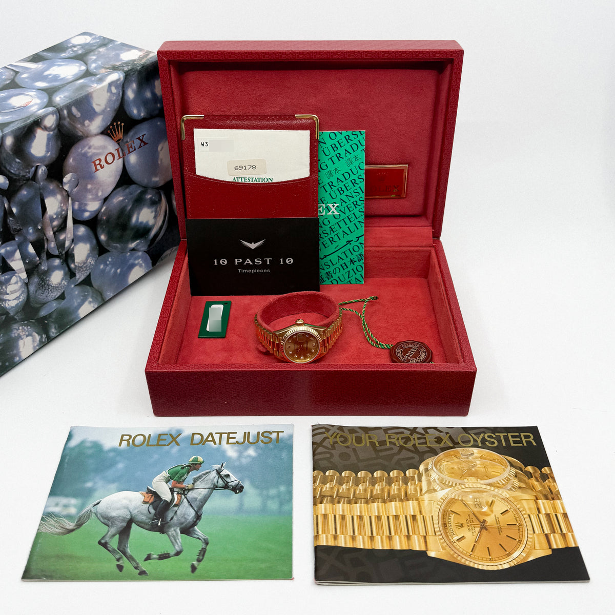Rolex Lady-Datejust 26 Yellow Gold Full Set (1995)