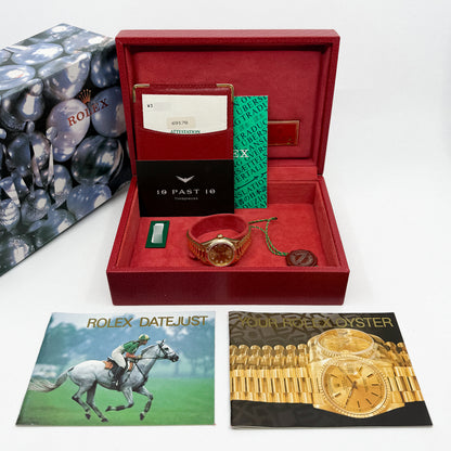 Rolex Lady-Datejust 26 Yellow Gold Full Set (1995)