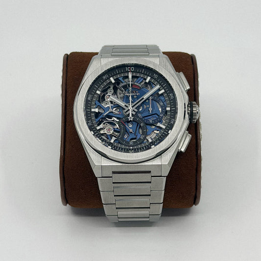 Zenith Defy El Primero 21 Titanium Blue Skeleton 2025 Zenith Service (2019)