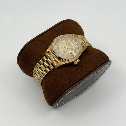 Rolex Lady-Datejust 26 Yellow Gold Myriad Diamond Dial (1997)