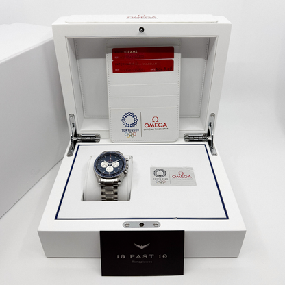 Omega Speedmaster Professional Tokyo 2020 Limited Edition Blue Dial (2021)