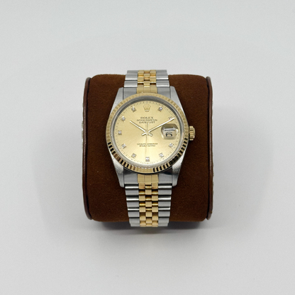 Rolex Datejust 36 Champagne Diamond Dial (1998)