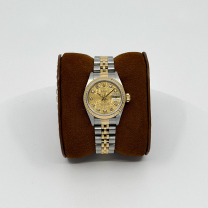 Rolex Lady-Datejust 26 Champagne Diamond Dial (1995)