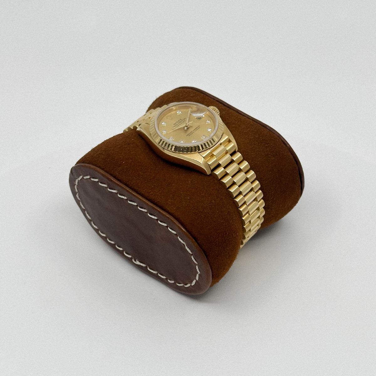 Rolex Lady-Datejust 26 Yellow Gold Champagne Diamond Dial (1996)