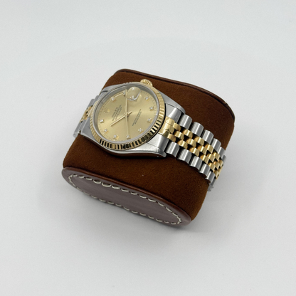 Rolex Datejust 36 Champagne Diamond Dial (1998)