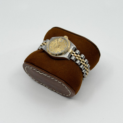 Rolex Lady-Datejust 26 Champagne Diamond Dial (1995)