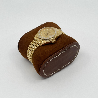 Rolex Lady-Datejust 26 Yellow Gold Champagne Diamond Dial (1996)