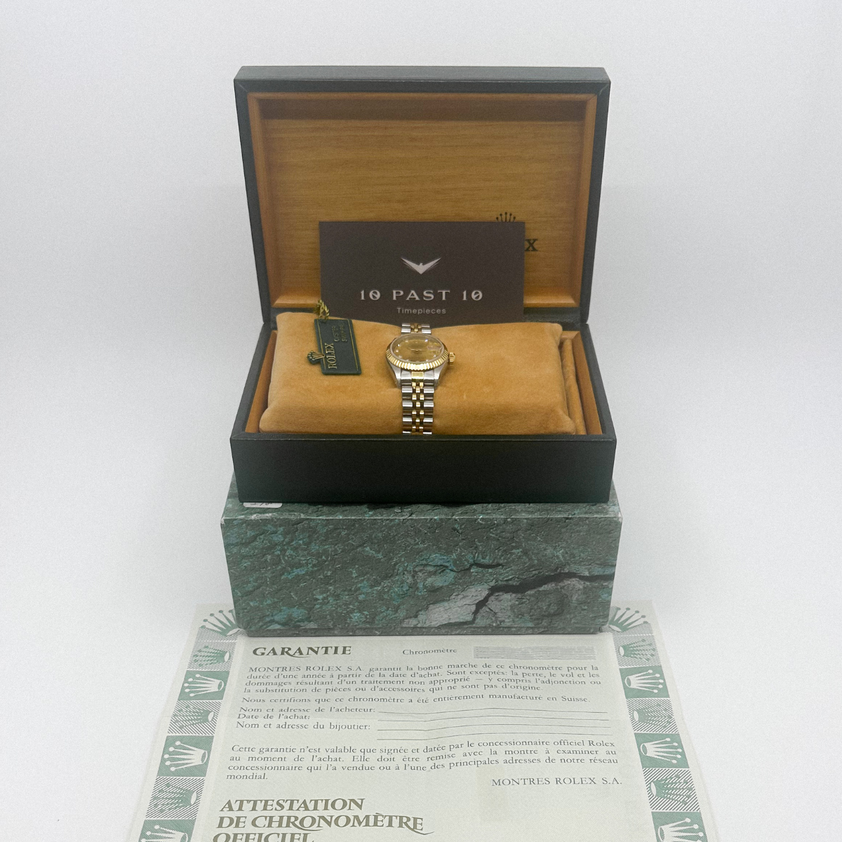 Rolex Lady-Datejust 26 Champagne Diamond Dial (1990)