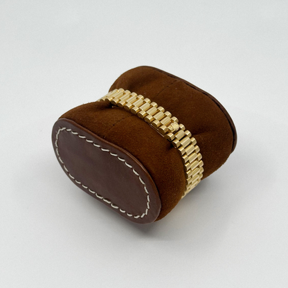 Rolex Lady-Datejust 26 Yellow Gold Champagne Diamond Dial (1996)