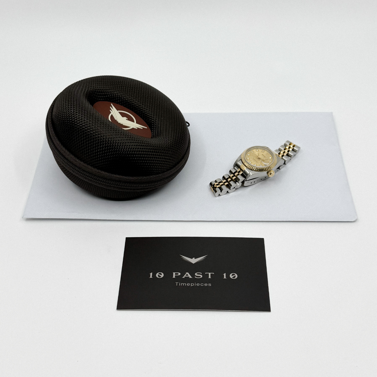 Rolex Lady-Datejust 26 Champagne Diamond Dial (1995)