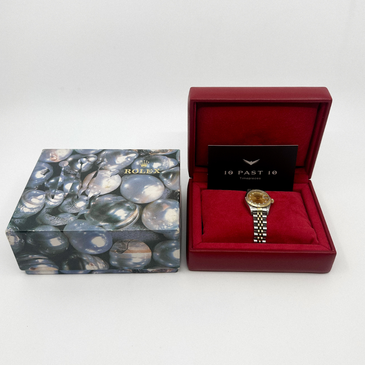 Rolex Lady-Datejust 26 Champagne Diamond Dial (1995) ref 69173G