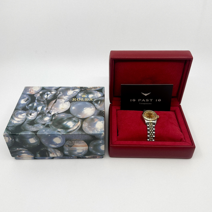 Rolex Lady-Datejust 26 Champagne Diamond Dial (1995) ref 69173G