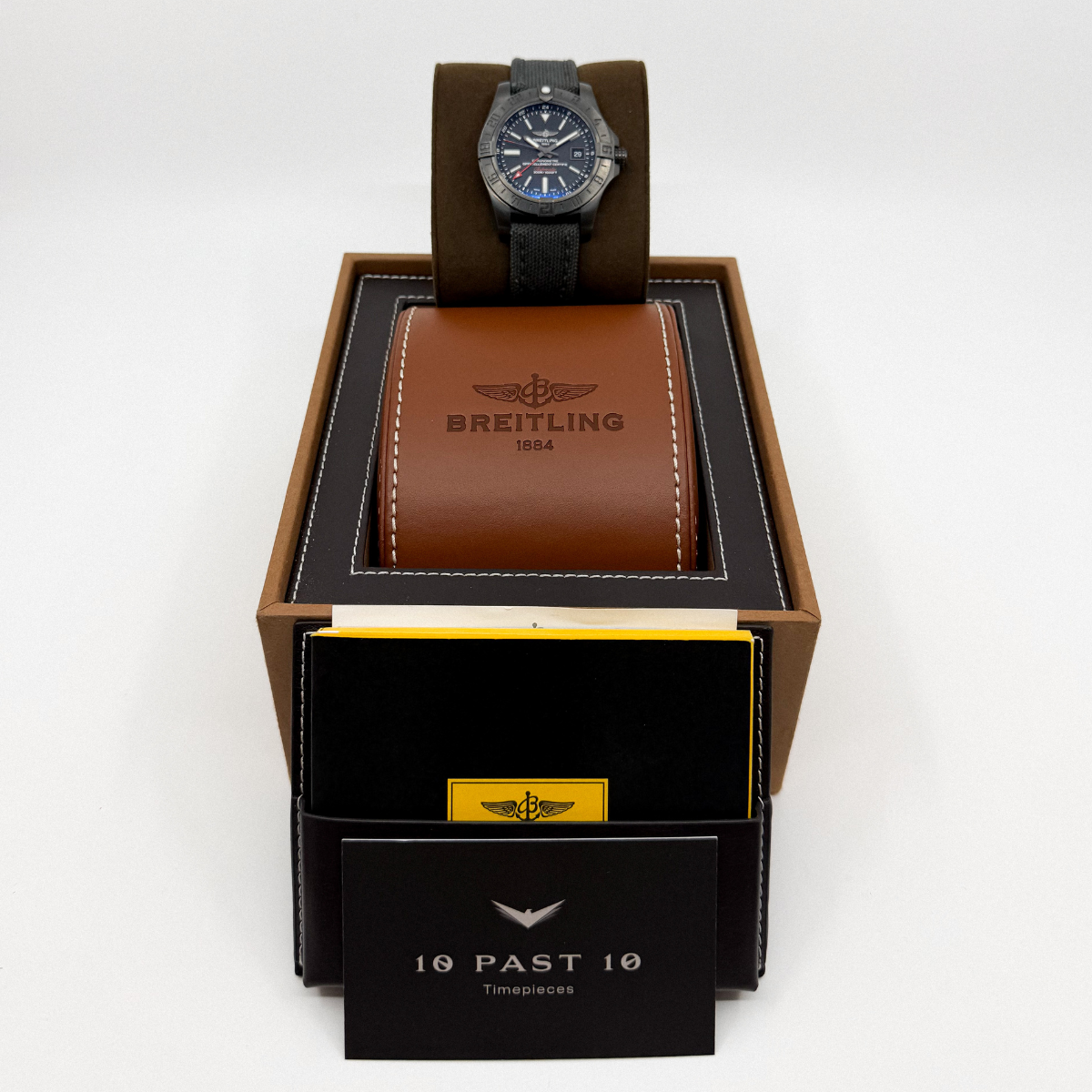 Breitling Avenger II GMT Blacksteel (2017)