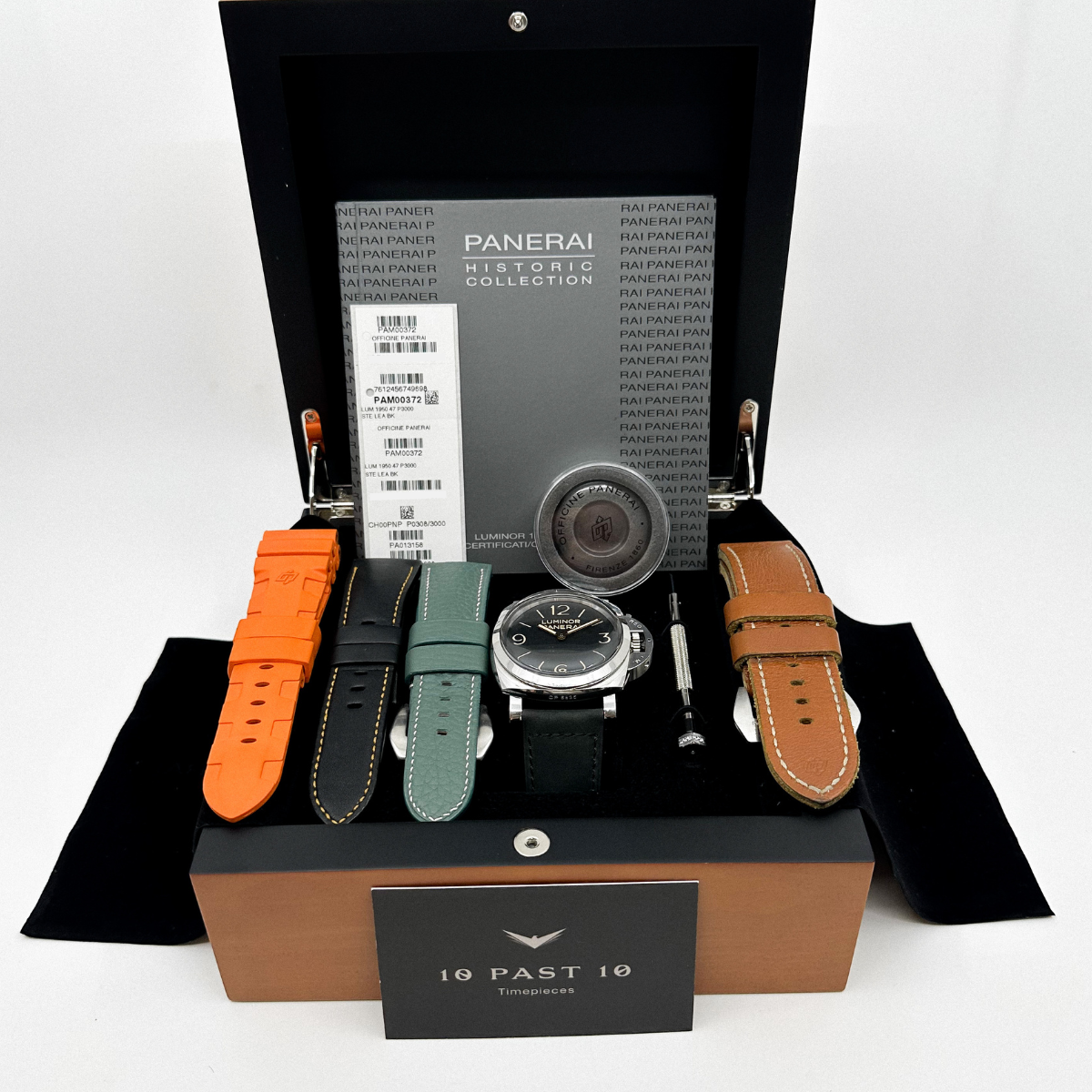 Panerai Luminor 1950 3 Days PAM 372 Strap Package (2013)